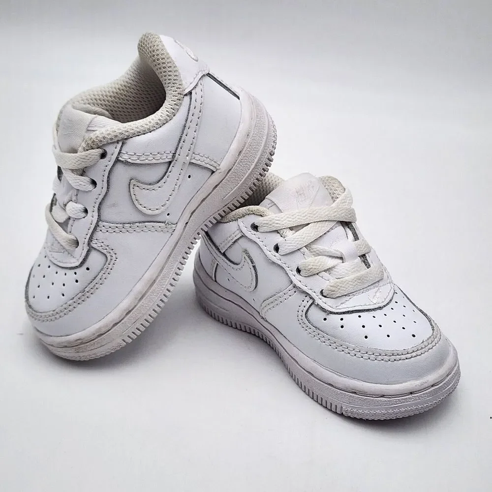 Nike Force 1 LE White/White (DH2926 111) Toddler Size 4C Shoes Sneakers‎